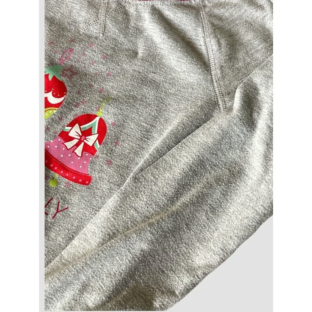 American Girl Pajama Set 2 PC Girl's Size Small 7/8 CHRISTMAS MERRY JOY JOLLY